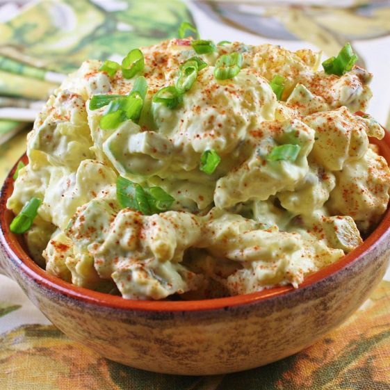 Old-fashioned Potato Salad - Skinny Daily Recipes