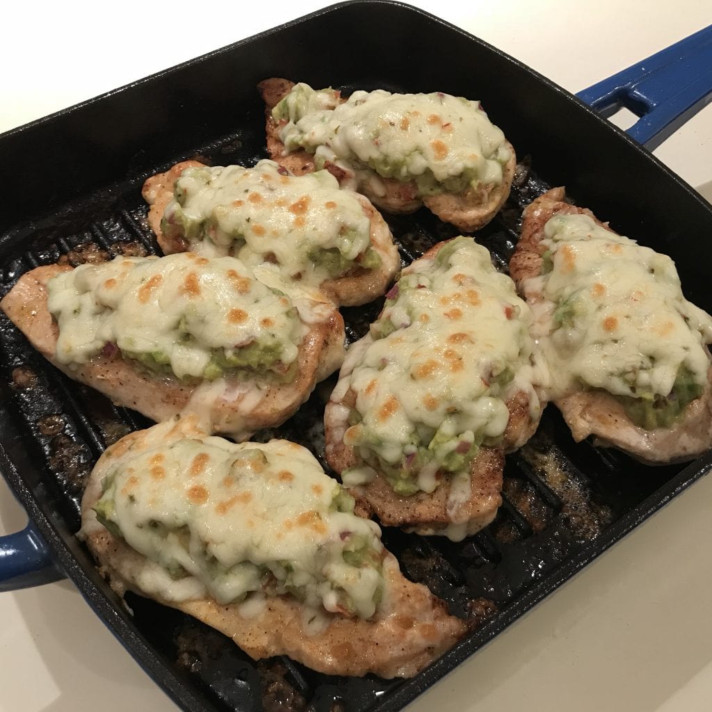 GUACAMOLE CHICKEN MELT Skinny Daily Recipes