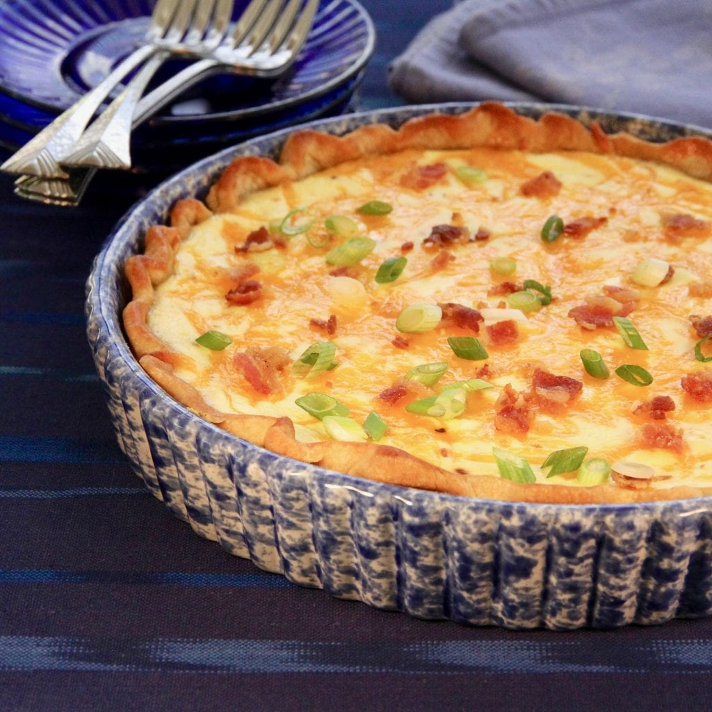 BACON, CHEESE, AND CARAMELIZED ONION QUICHE Skinny Daily Recipes