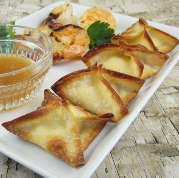 BAKED CREAM CHEESE WONTONS Skinny Daily Recipes