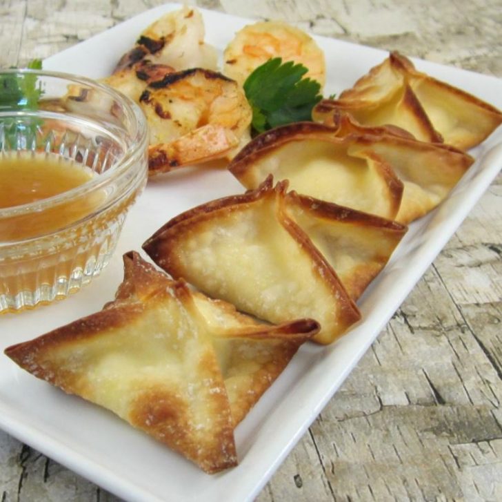 BAKED CREAM CHEESE WONTONS Skinny Daily Recipes