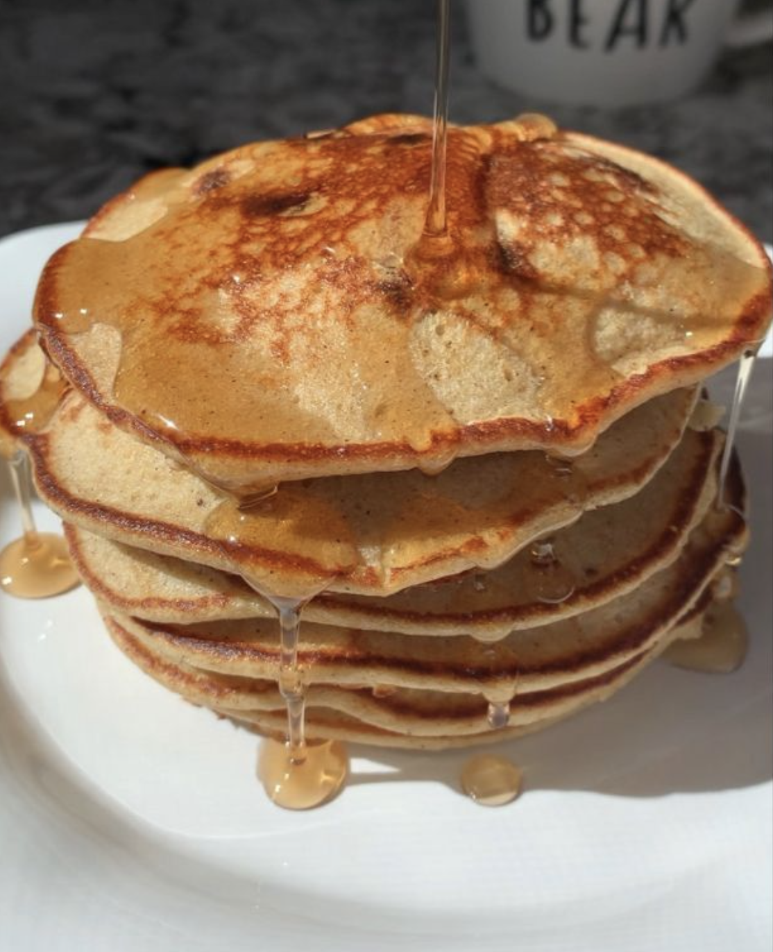 ALMOND FLOUR BANANA PANCAKES - Skinny Daily Recipes