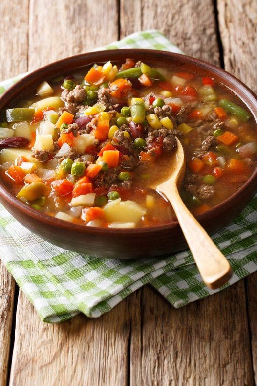 Slow Cooker Hamburger Stew Recipe Skinny Daily Recipes 7863