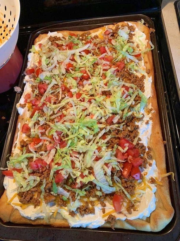 Easy Taco Pizza Skinny Daily Recipes