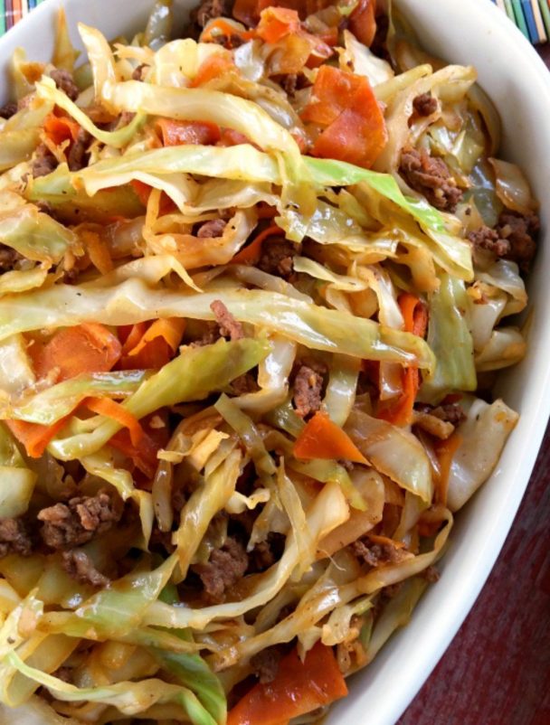 Egg Roll Stir Fry - Skinny Daily Recipes