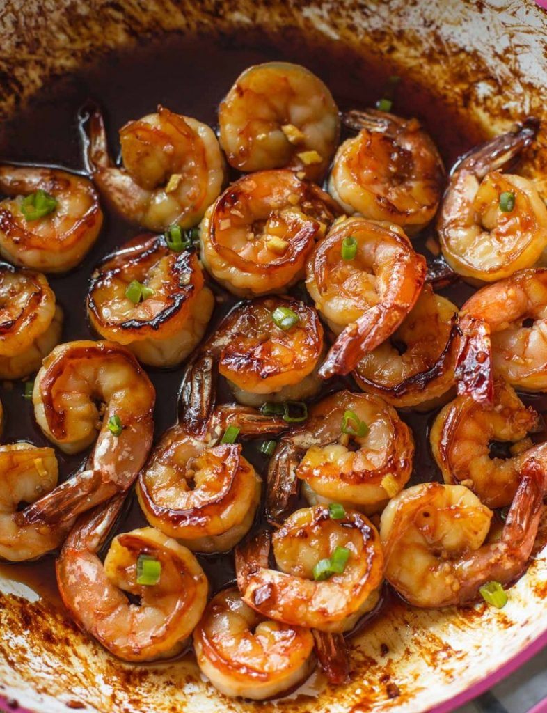 Healthy and Quick Honey Garlic Shrimp Skinny Daily Recipes