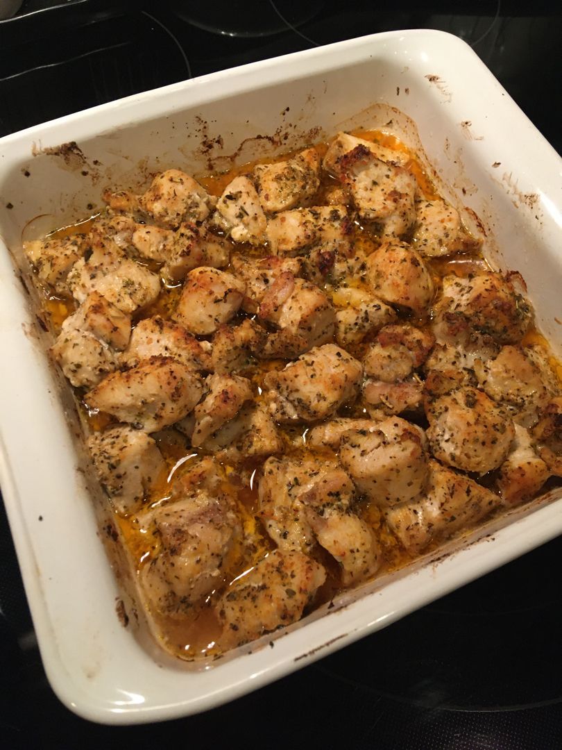 My Grandma’s Oven-Baked Chicken Bites Recipe - Skinny Daily Recipes