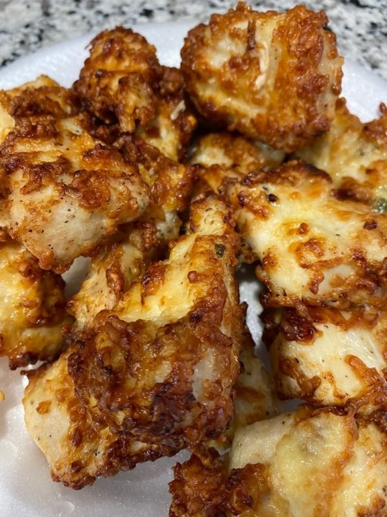 Parmesan crusted air fryer chicken tenders Skinny Daily Recipes
